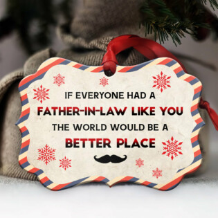 Family Gift A Father In Law Like You - Horizontal Ornament - Owl Ohh - Owl Ohh
