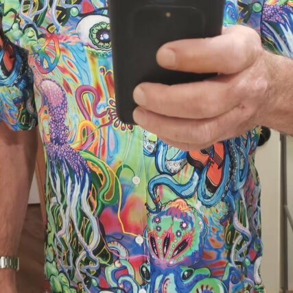 Hippie Funny Octopus Love Music Colorful Ocean - Hawaiian Shirt - Owl Ohh - Owl Ohh