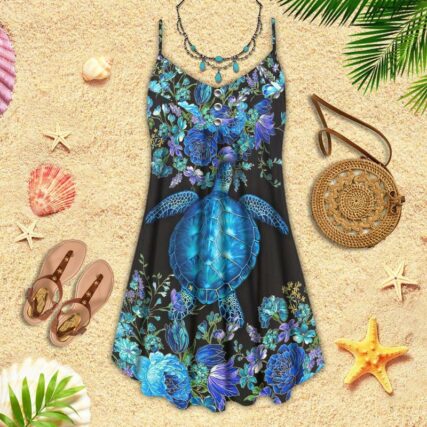 Turtle Love Flower - Summer Dress - Owl Ohh - Owl Ohh