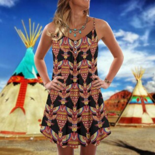 Native Pattern Summer Vibes Cool Style - Summer Dress - Owl Ohh - Owl Ohh