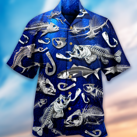 Fishing Sawbones Cool - Hawaiian Shirt - Owl Ohh - Owl Ohh