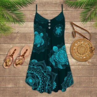 Turtle Is Beach Soul Love Life - Summer Dress - Owl Ohh - Owl Ohh