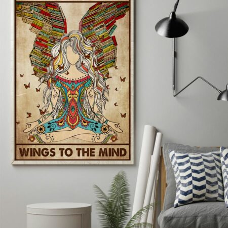 Yoga Life Peace Book Give A Soul - Vertical Poster - Owl Ohh - Owl Ohh