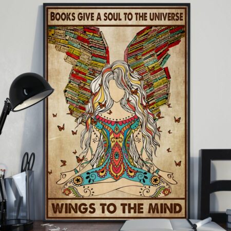 Yoga Life Peace Book Give A Soul - Vertical Poster - Owl Ohh - Owl Ohh