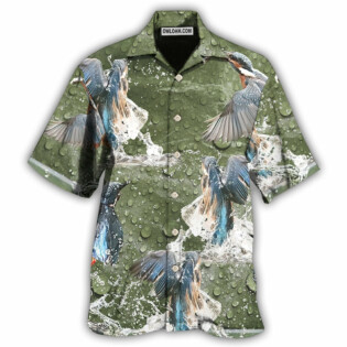 Kingfisher With Amazing Style - Hawaiian Shirt - Owl Ohh - Owl Ohh