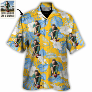 Lawn Bowling You Want Tropical Style Custom Photo - Hawaiian Shirt - Personalized Photo Gifts for men and women, kids - Owl Ohh