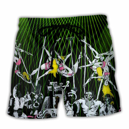 Bachelor Party In Club With Dancers - Beach Short - Owl Ohh - Owl Ohh