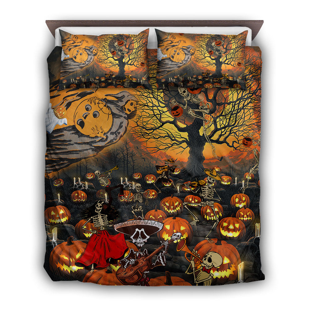 Skull Halloween Skull Darkness - Bedding Cover - Owl Ohh - Owl Ohh