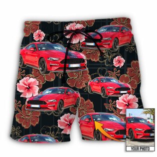 Car Cool Various Style Custom Photo - Beach Short - Owl Ohh - Owl Ohh