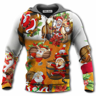 Christmas Dear Santa Heres Your Beer - Hoodie - Owl Ohh - Owl Ohh