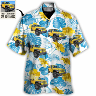 Jeep You Want Tropical Style Custom Photo - Hawaiian Shirt - Personalized Photo Gifts for men and women, kids - Owl Ohh