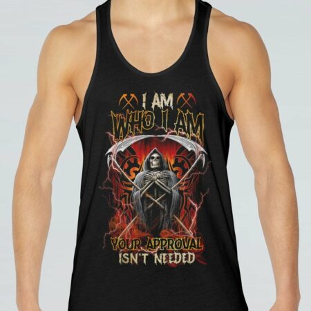 I AM WHO I AM SKULL ALL OVER PRINT - YHNT2303233