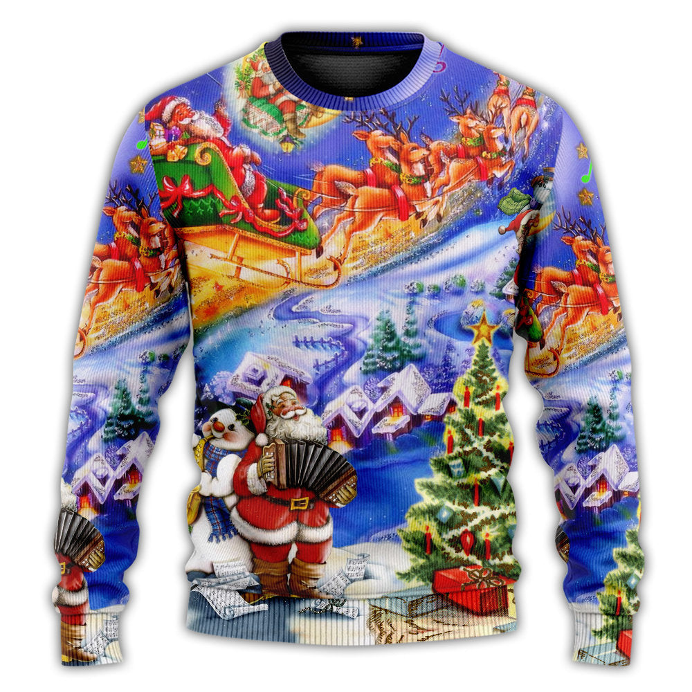 Christmas Santa Love Christmas Everytime - Sweater - Ugly Christmas Sweaters - Owl Ohh - Owl Ohh
