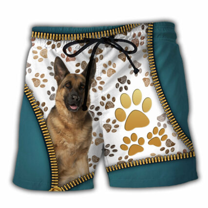 German Shepherd Cool Dog Various Style - Beach Short - Owl Ohh - Owl Ohh