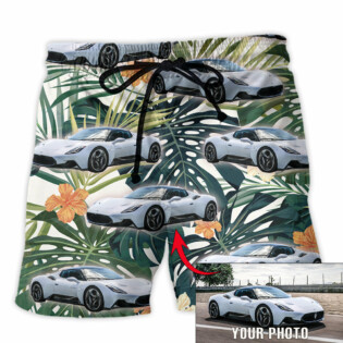 Car Various Style Custom Photo - Beach Short - Owl Ohh - Owl Ohh