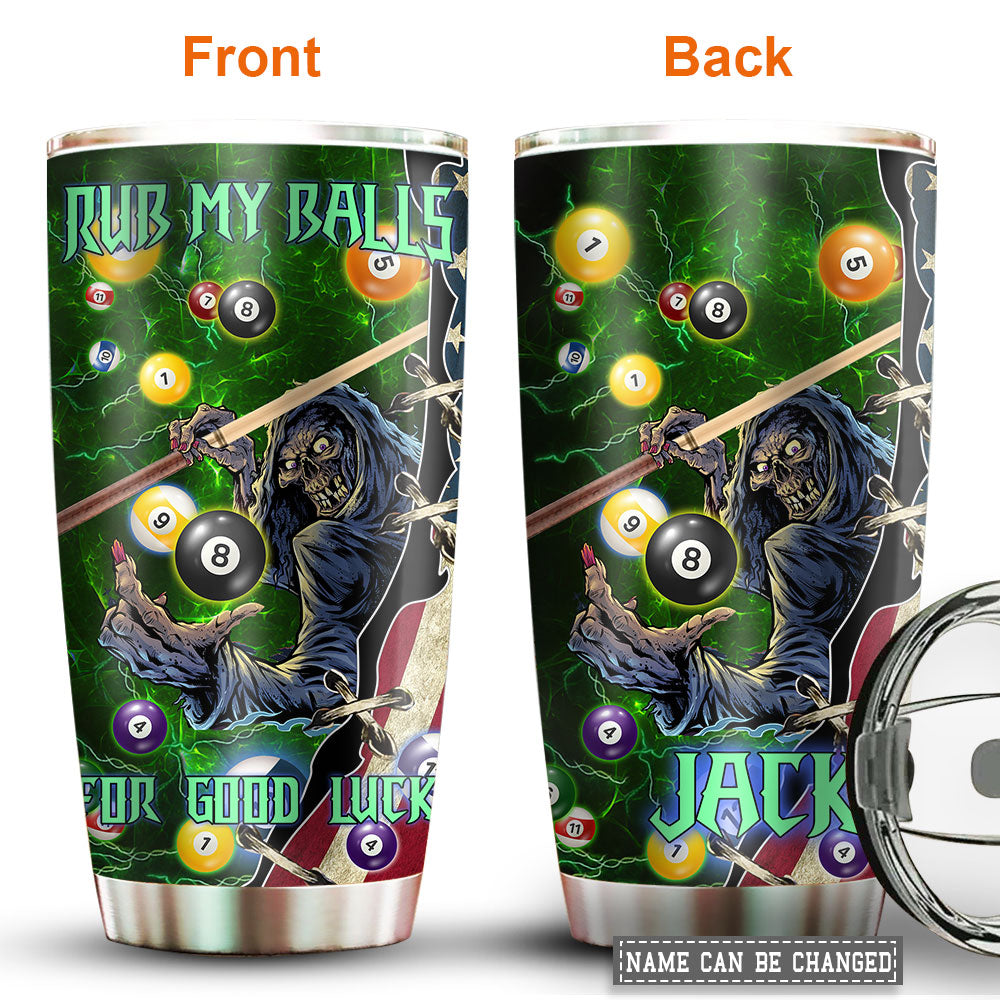Billiard For Good Luck Personalized – Tumbler - Owl Ohh - Owl Ohh