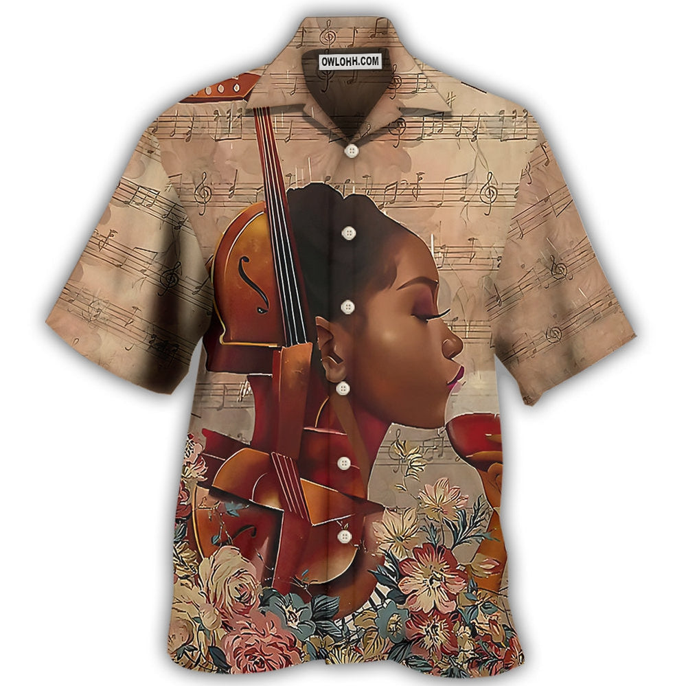 Music Lover Easily Distracted By Music And Wine - Hawaiian Shirt - Owl Ohh for men and women, kids - Owl Ohh