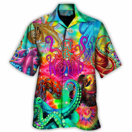 Hippie Let's Get Octopus - Hawaiian Shirt - Owl Ohh-Owl Ohh