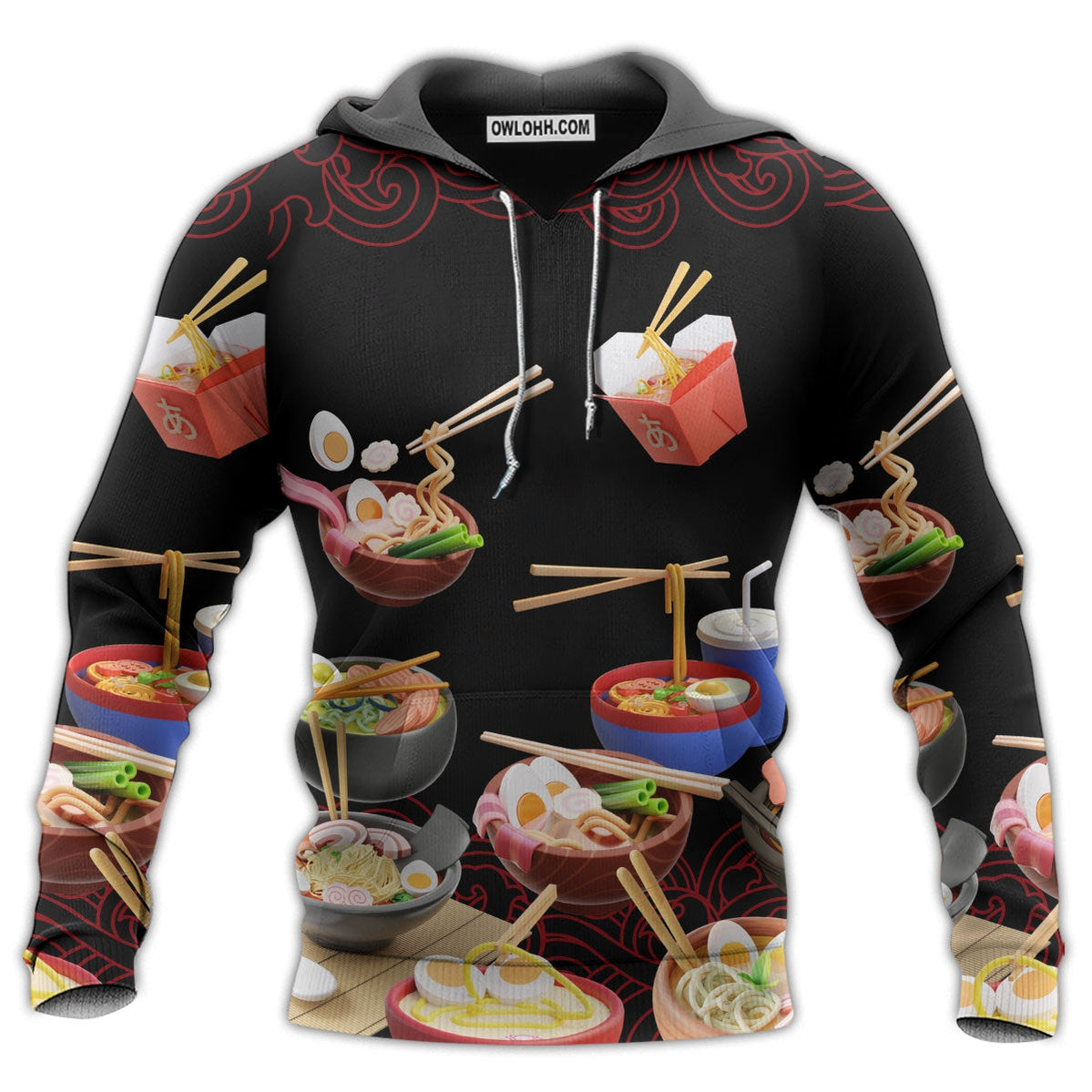 Food Ramen Fast Food Delicious - Hoodie - Owl Ohh - Owl Ohh
