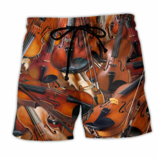Violin The Instrument For Intelligent People - Beach Short - Owl Ohh - Owl Ohh