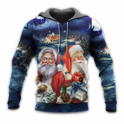 Christmas Santa Claus Snow - Hoodie - Owl Ohh - Owl Ohh