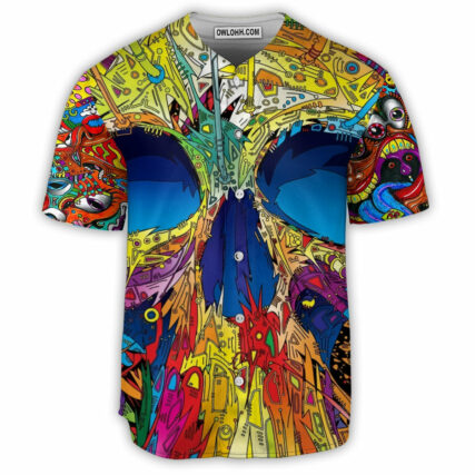 Skull Summer Style - Baseball Jersey - Owl Ohh - Owl Ohh