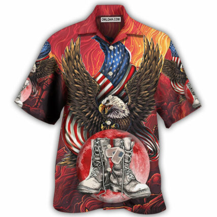 Veteran Boots Never Underestimate - Hawaiian Shirt - Owl Ohh - Owl Ohh