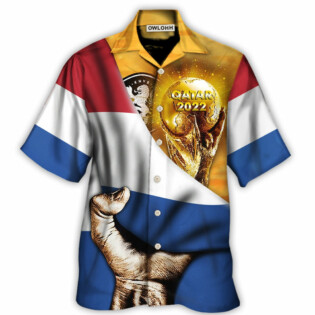 World Cup Qatar 2022 Netherlands Will Be The Champion Flag Vintage - Hawaiian Shirt - Owl Ohh - Owl Ohh