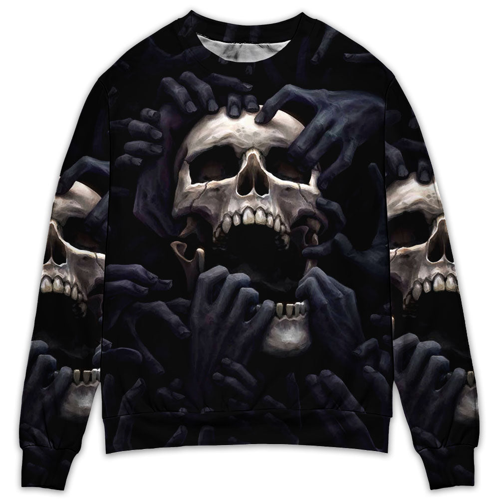 Skull Love Darkness Amazing - Sweater - Ugly Christmas Sweaters - Owl Ohh - Owl Ohh