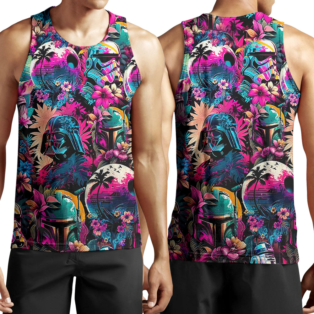 Special Star Wars Synthwave 02 - Men's Tank Top - Owl Ohh-Owl Ohh