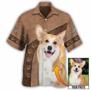 Dog Paw My Lovely Dog Classic Custom Photo Personalized - Hawaiian Shirt - Owl Ohh - Owl Ohh