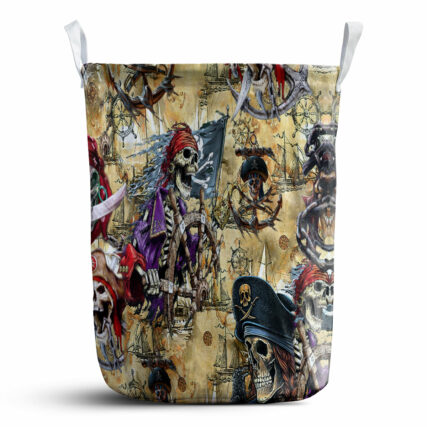 Skull Amazing Pirate Hunting - Laundry Basket - Owl Ohh - Owl Ohh