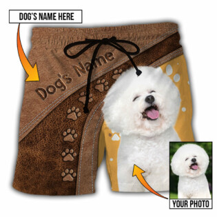 Dog Paw Various Style Custom Photo Personalized - Beach Short - Owl Ohh - Owl Ohh