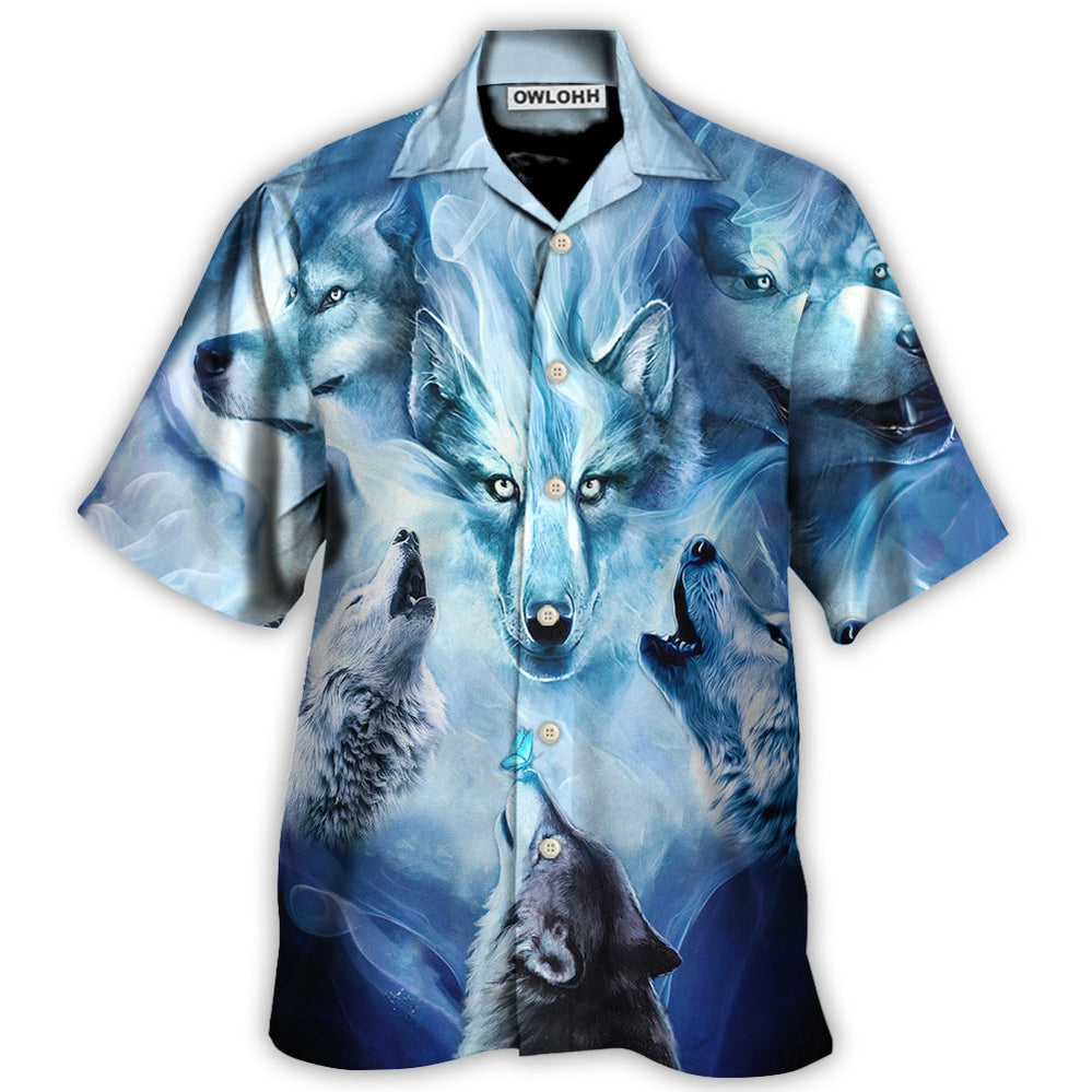 Wolf Fear Makes The Wolf Bigger Than It Is - Hawaiian Shirt - Owl Ohh - Owl Ohh