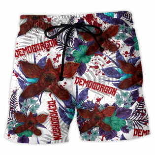 Demogorgon Monster Hawaiian Pattern - Beach Short - Owl Ohh - Owl Ohh