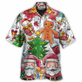 Christmas Santa Cutie Winter Snowman Gingerbread - Hawaiian Shirt - Owl Ohh - Owl Ohh