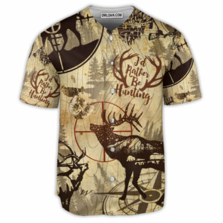 Hunting Forest Hunting Lover - Baseball Jersey - Owl Ohh - Owl Ohh