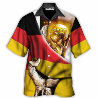 World Cup Qatar 2022 Germany Will Be The Champion Flag Vintage - Hawaiian Shirt - Owl Ohh - Owl Ohh
