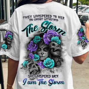I AM THE STORM SUGAR SKULL ALL OVER PRINT - TLTW0303234