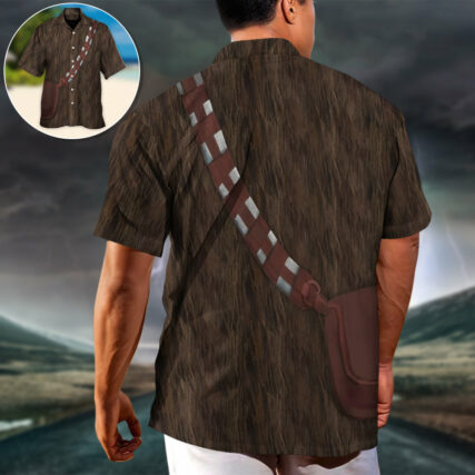 SW Chewbacca Cosplay - Hawaiian Shirt - Owl Ohh-Owl Ohh