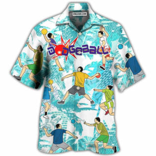 Dodgeball Ball Games Tropical Life - Hawaiian Shirt - Owl Ohh - Owl Ohh