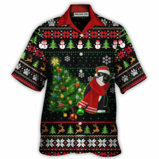 Cat Wreck The Tree Happy Ugly Style Christmas - Hawaiian Shirt - Owl Ohh - Owl Ohh