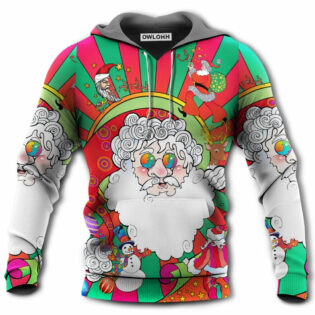 Hippie Santa Fantasy World Unreal - Hoodie - Owl Ohh - Owl Ohh