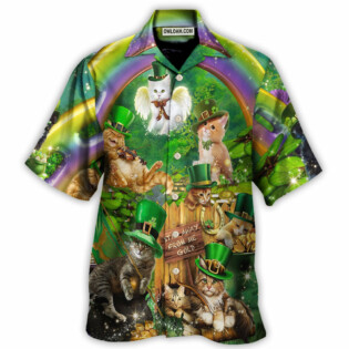 Irish Cat Happy St Patrick's Day - Hawaiian Shirt - Owl Ohh - Owl Ohh