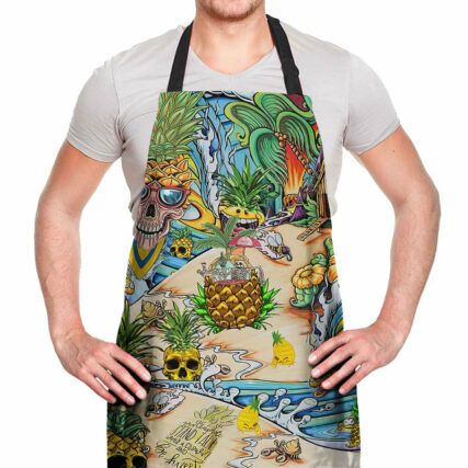 Skull Pineapple Fruit Amazing - Adjustable Apron - Owl Ohh - Owl Ohh