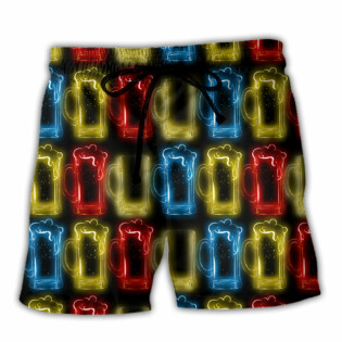 Beer Magic Water For Fun People - Beach Short - Owl Ohh - Owl Ohh