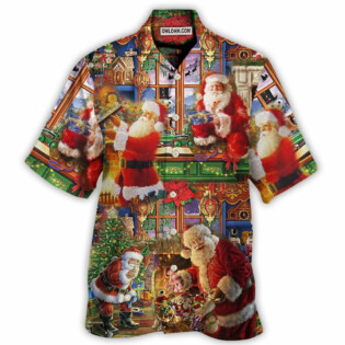 Santa Claus Christmas Merry Xmas - Hawaiian Shirt - Owl Ohh - Owl Ohh