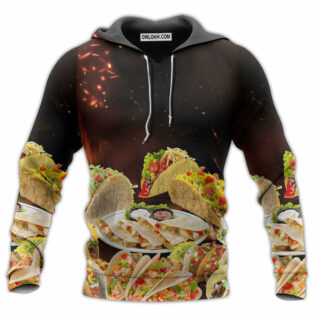 Food Tacos Fast Food Delicious - Hoodie - Owl Ohh - Owl Ohh