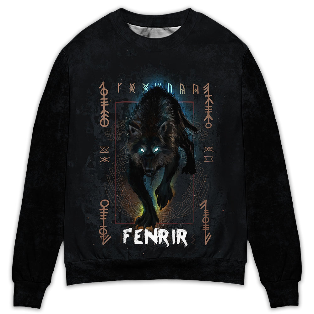 Viking Wolf Fenrir - Sweater - Ugly Christmas Sweater - Owl Ohh - Owl Ohh