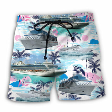Cruising Beach Tropical Vibe - Beach Short - Owl Ohh - Owl Ohh